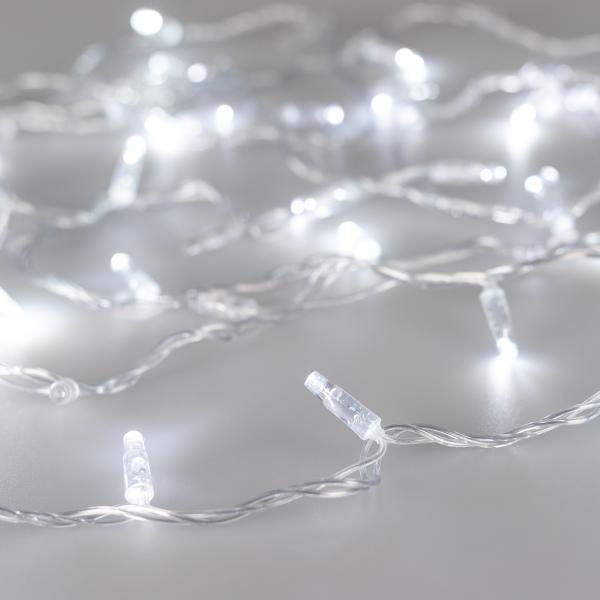 Уличная светодиодная гирлянда Ardecoled нить 230V белый ARD-String-Classic-1000-Clear-100Led-Pulse White 031638