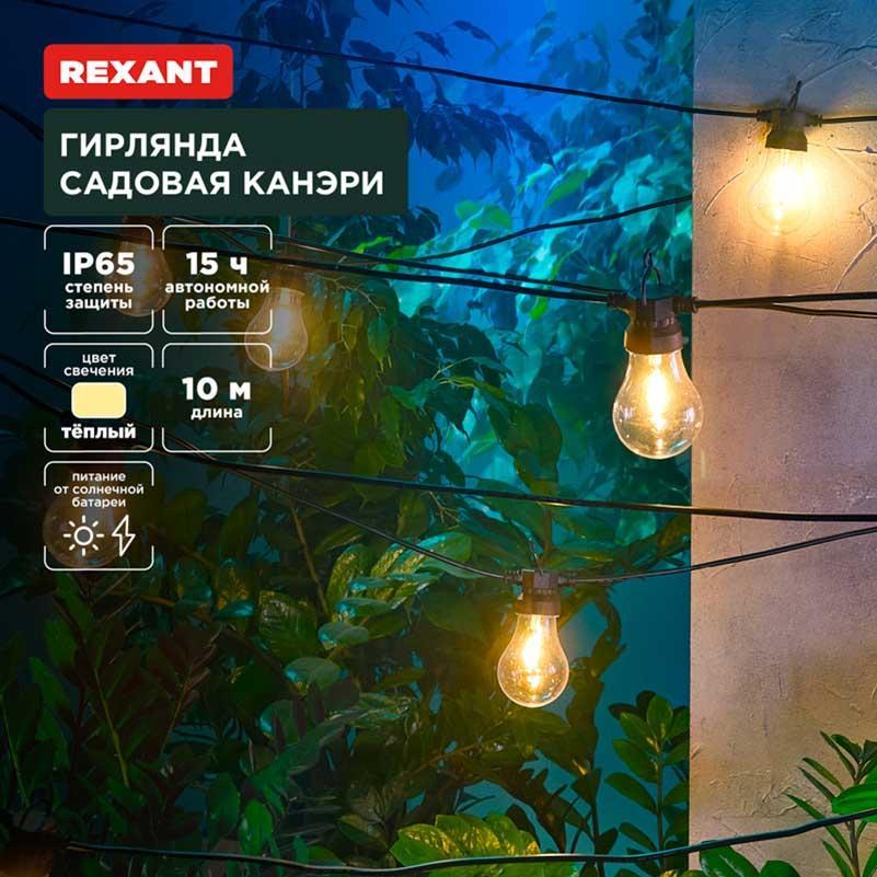 Уличная гирлядна REXANT 602-2421