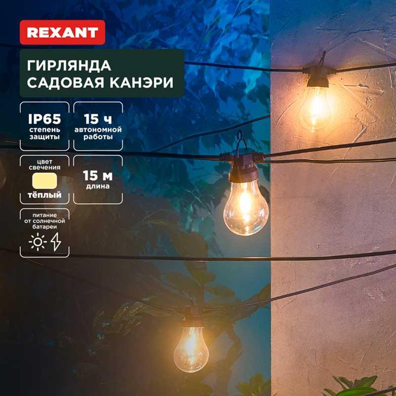 Уличная гирлядна REXANT 602-2422